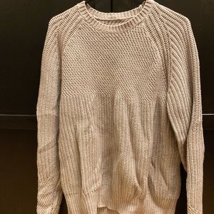 Allsaints light grey / off white knit sweater